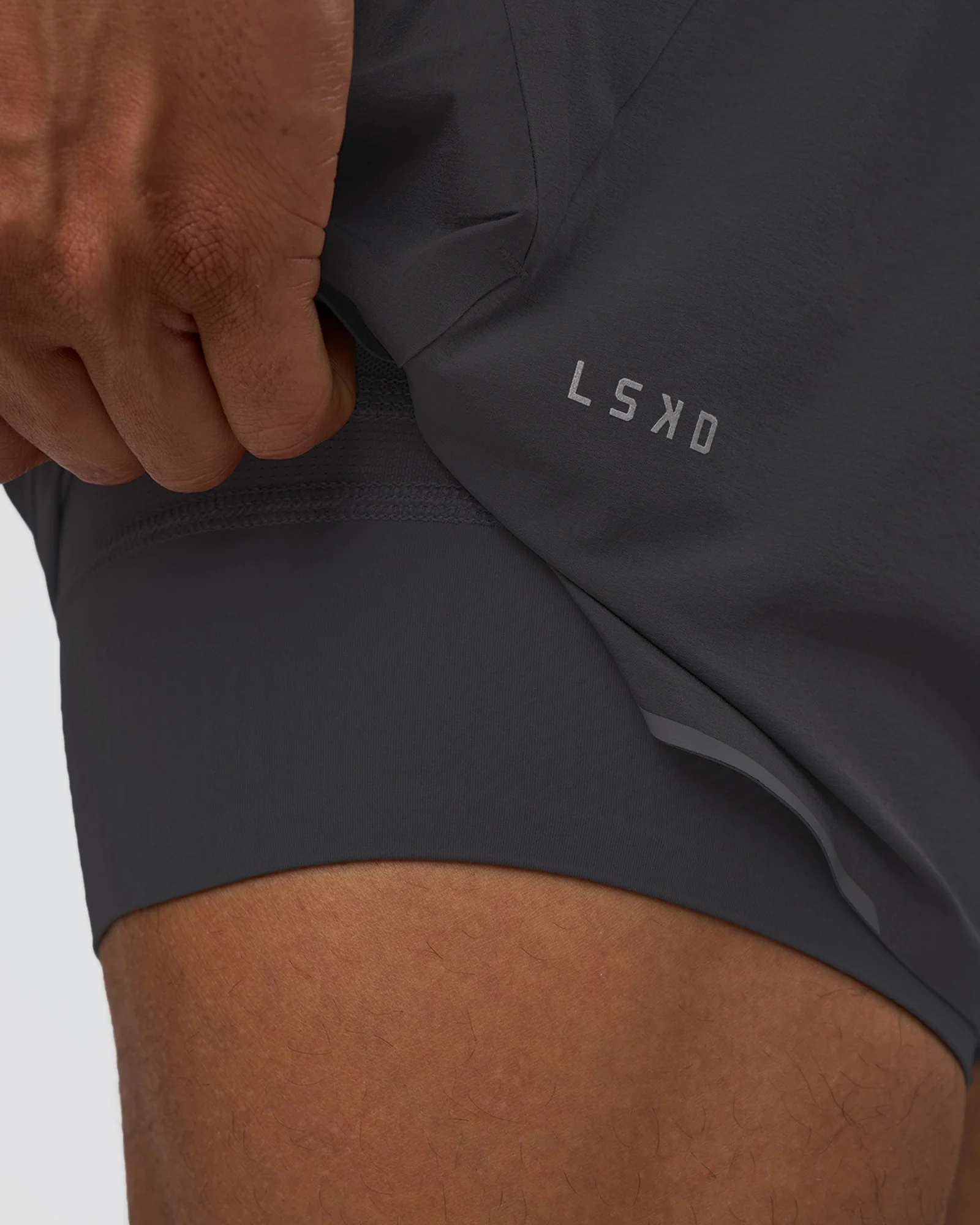 Hybrid Lined 5" Short - Dark Storm