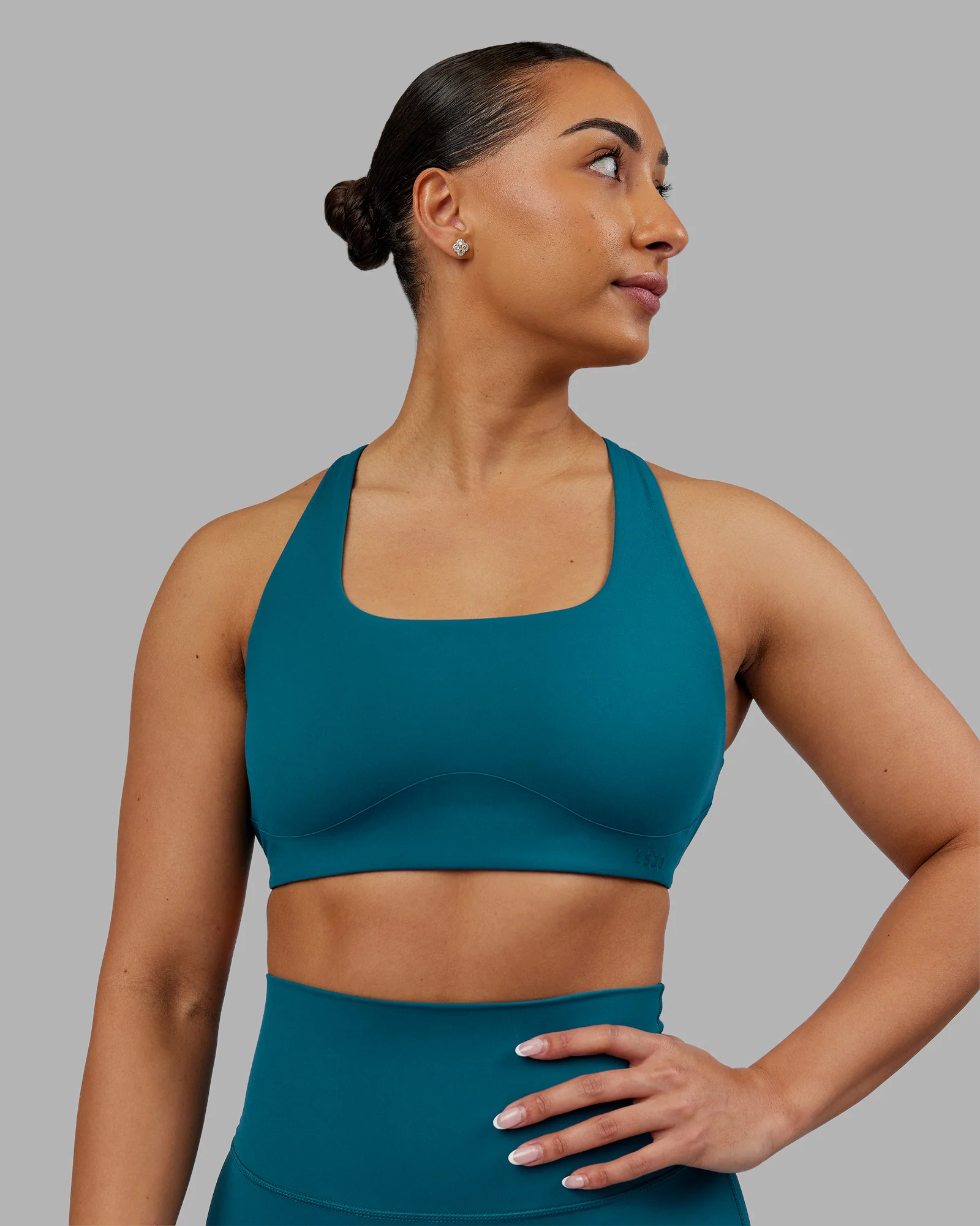 Aspire Sports Bra - Blue Coral