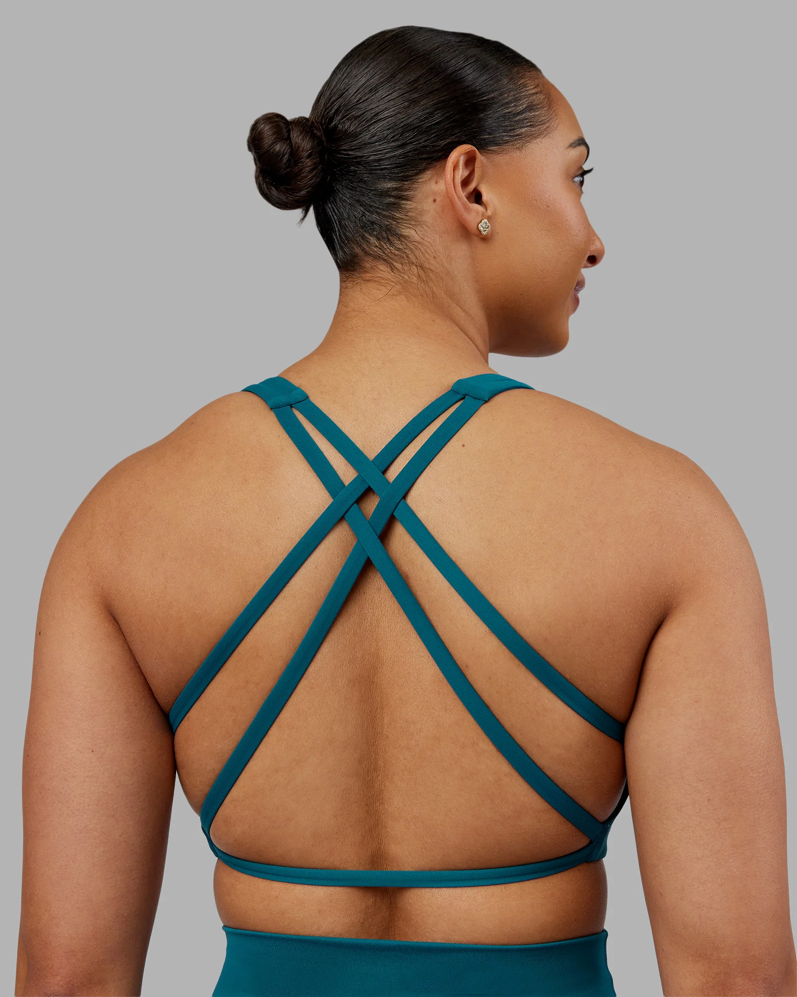 Aspire Sports Bra - Blue Coral