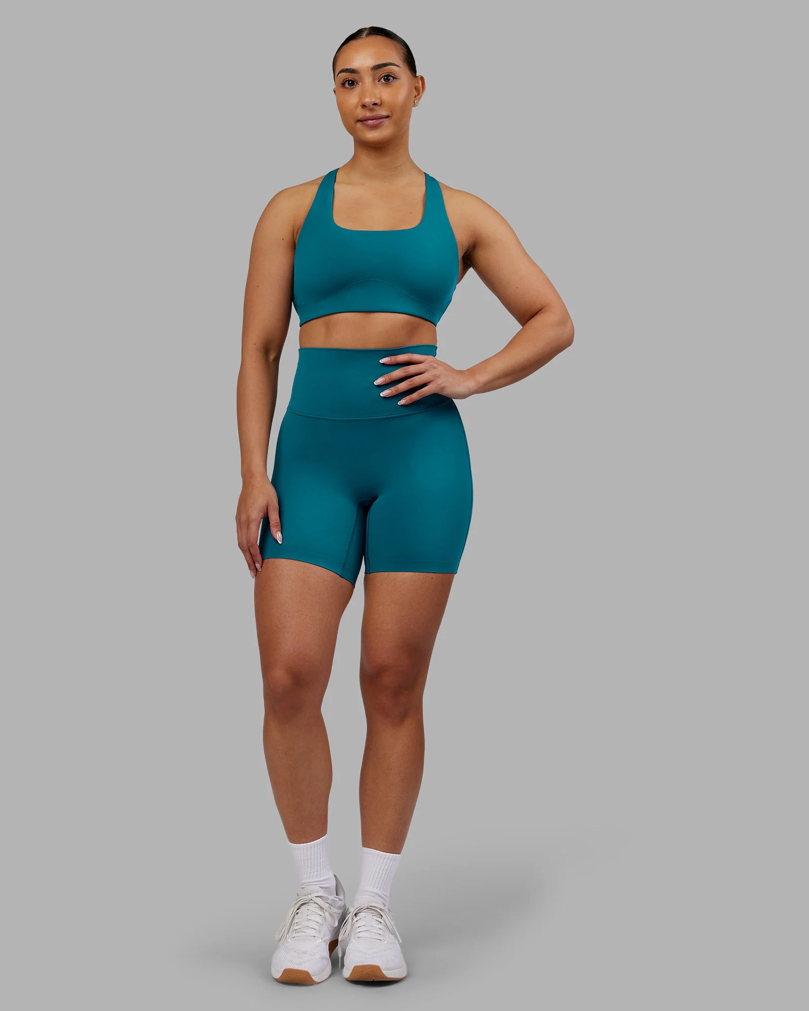 Aspire Sports Bra - Blue Coral