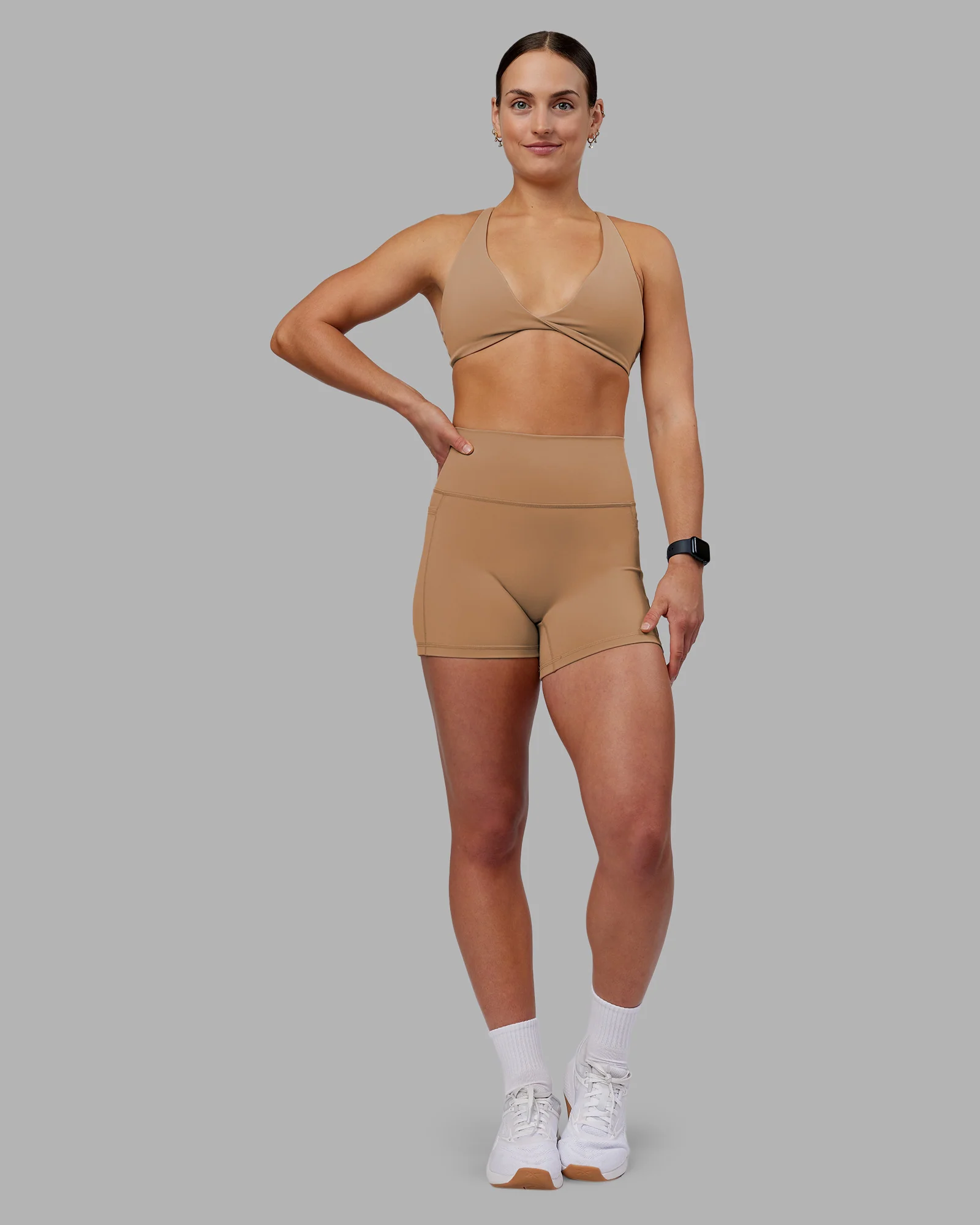 Agile Sports Bra - Warm Smoke 3 Agile Sports Bra - Warm Smoke