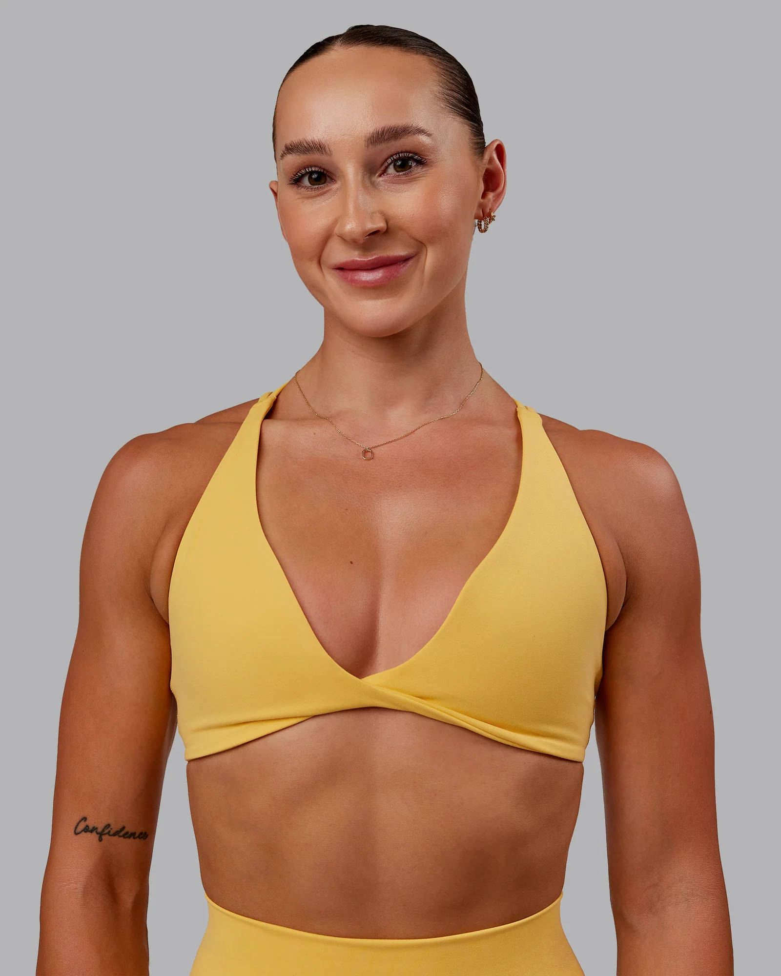Agile Sports Bra - Banana Cream