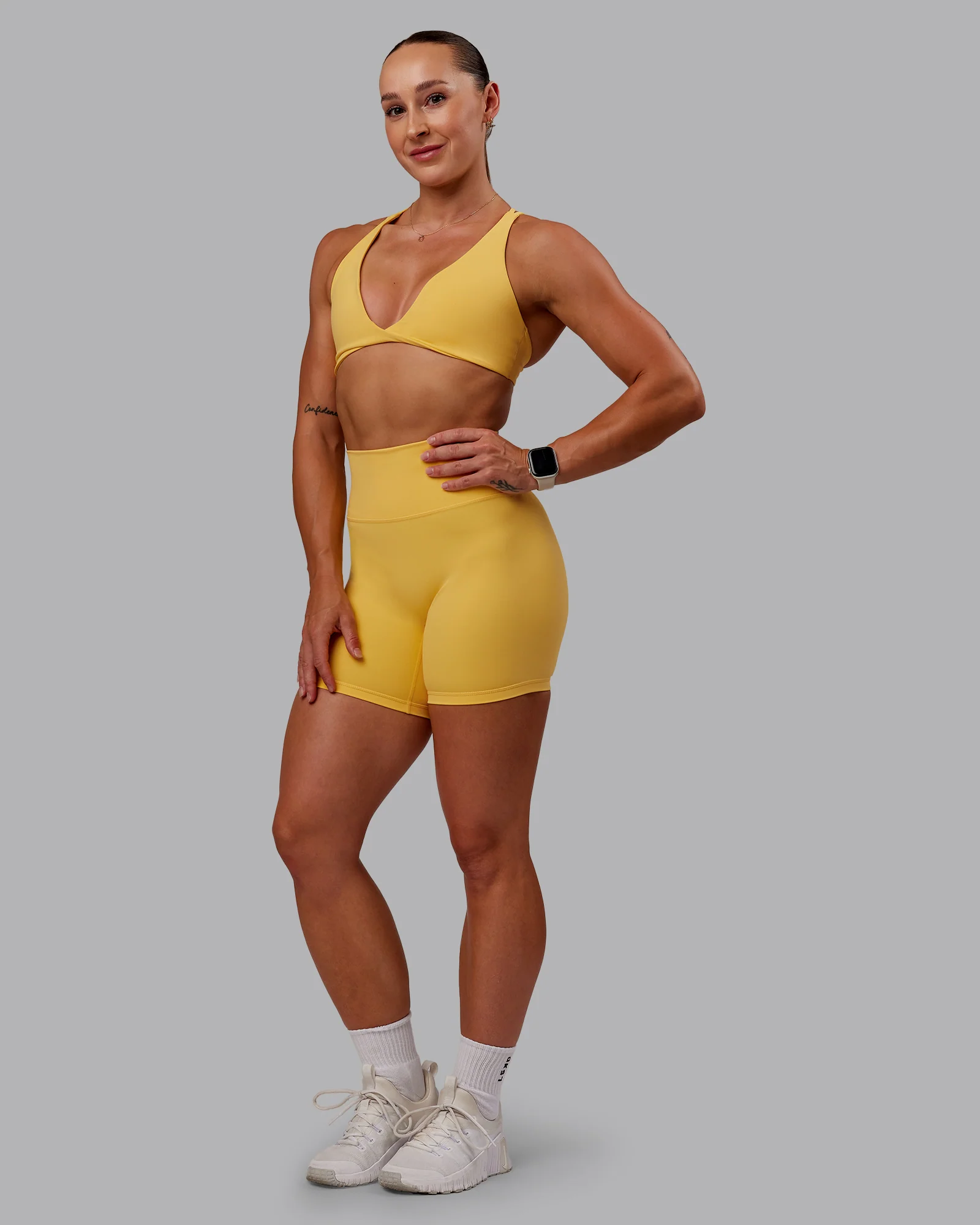 Agile Sports Bra - Banana Cream 6 Agile Sports Bra - Banana Cream