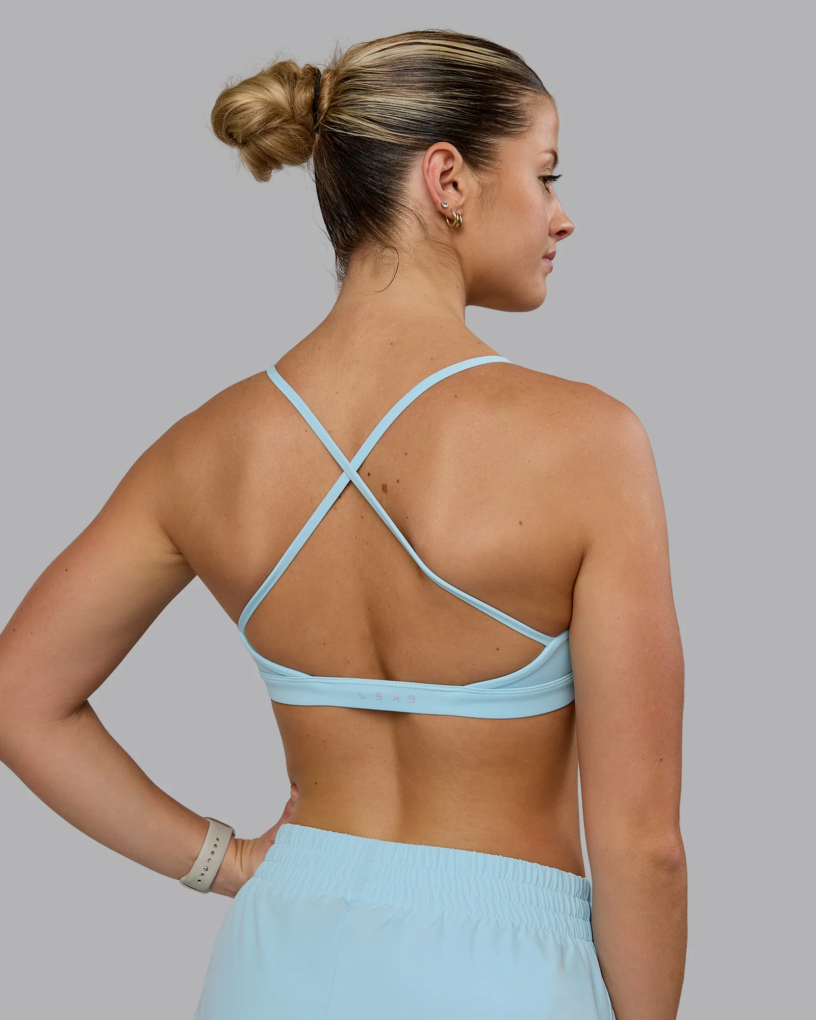 Ascend Sports Bra - Crystal Blue