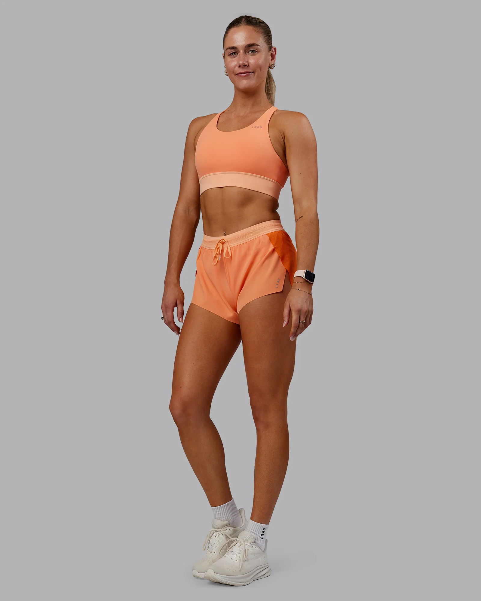 Accelerate Sports Bra - Cantaloupe Colourblock 4 Accelerate Sports Bra - Cantaloupe Colourblock
