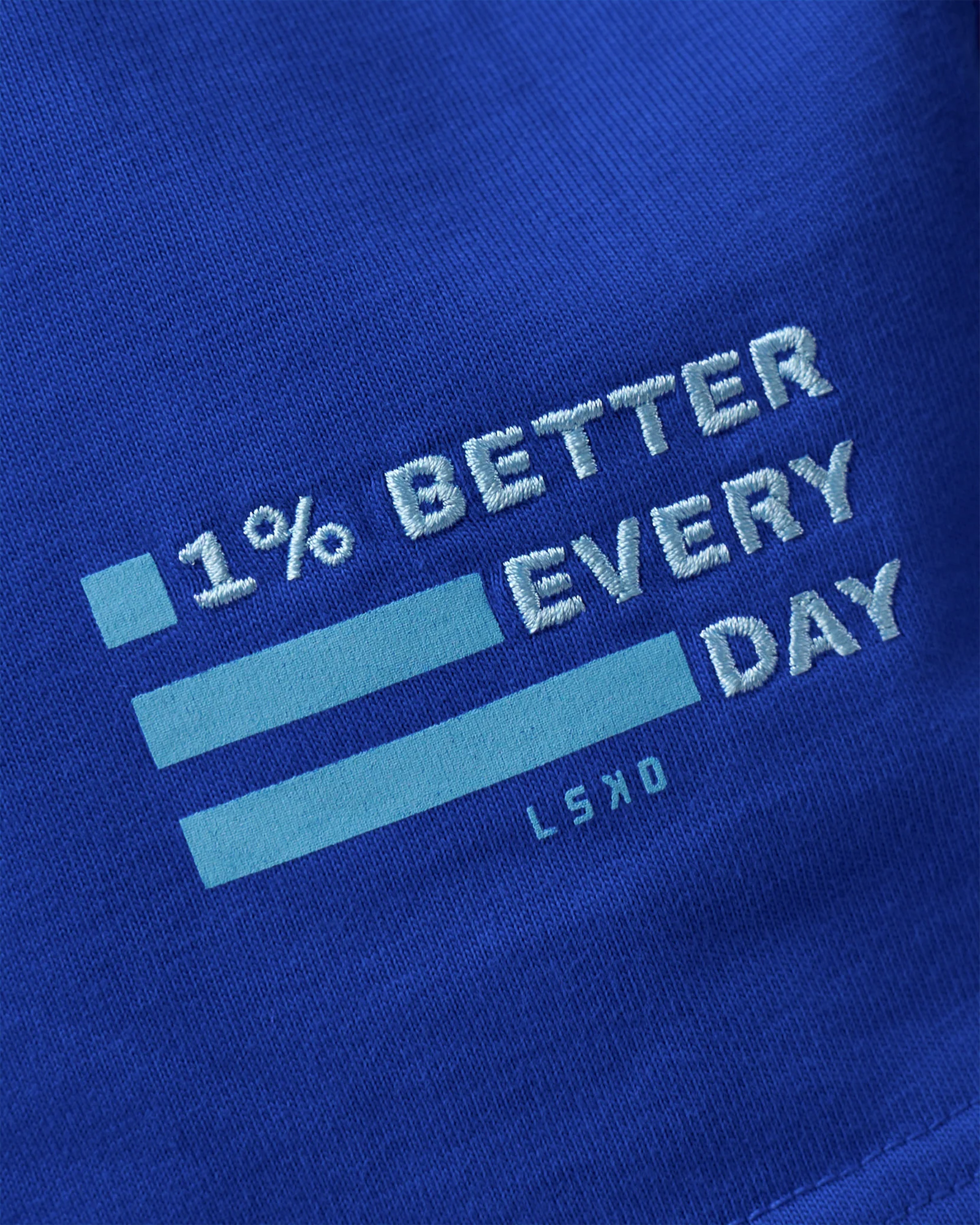 Sticker Heavyweight Oversized Tee - Electric Indigo-Baltic Sea