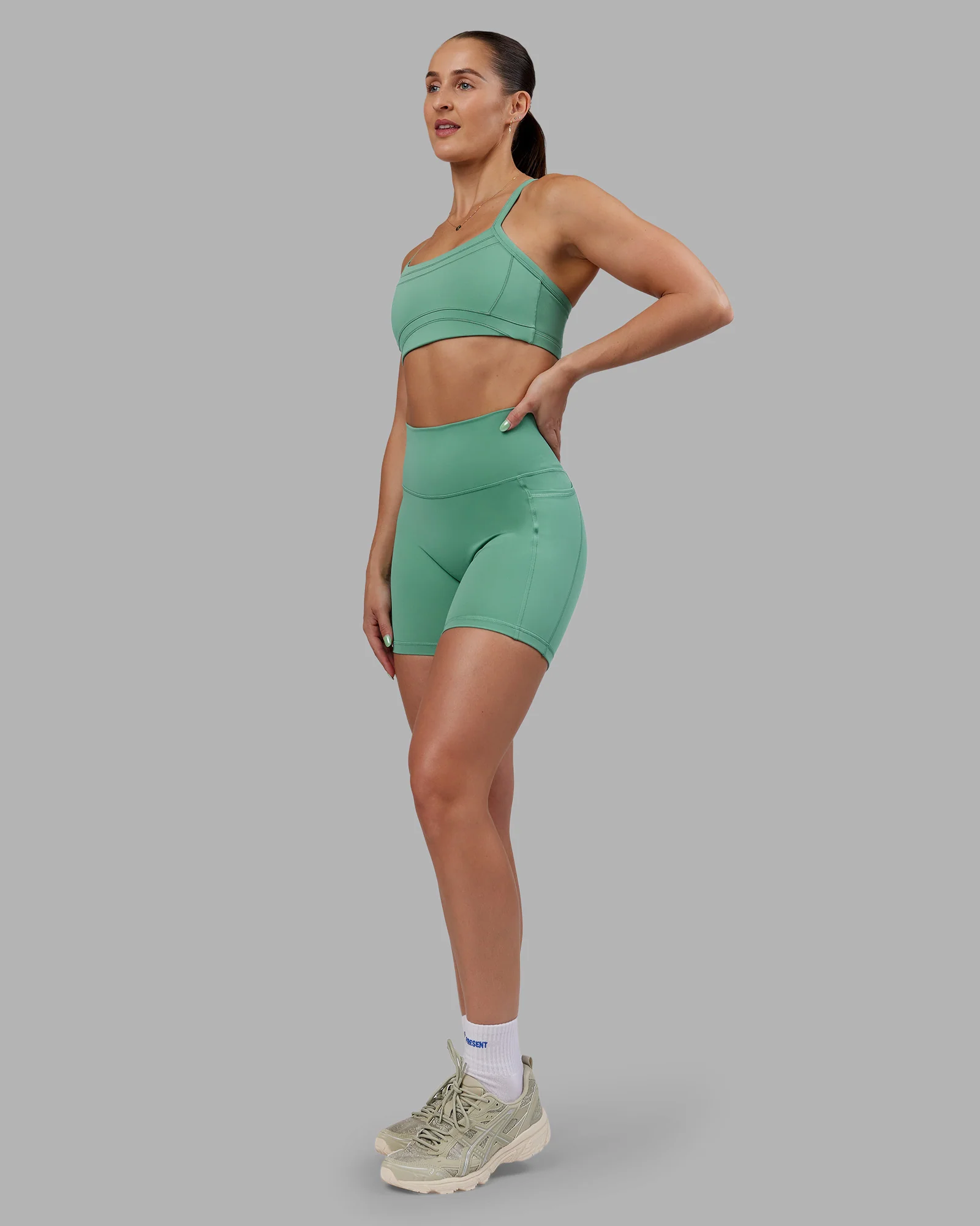 Abs Ignite Sports Bra - Matcha Green 4 Abs Ignite Sports Bra - Matcha Green