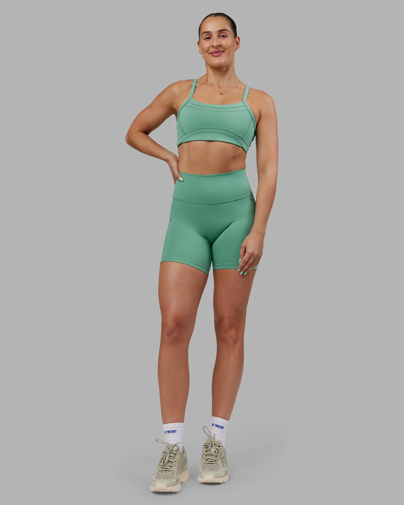 Abs Ignite Sports Bra - Matcha Green 8 Abs Ignite Sports Bra - Matcha Green