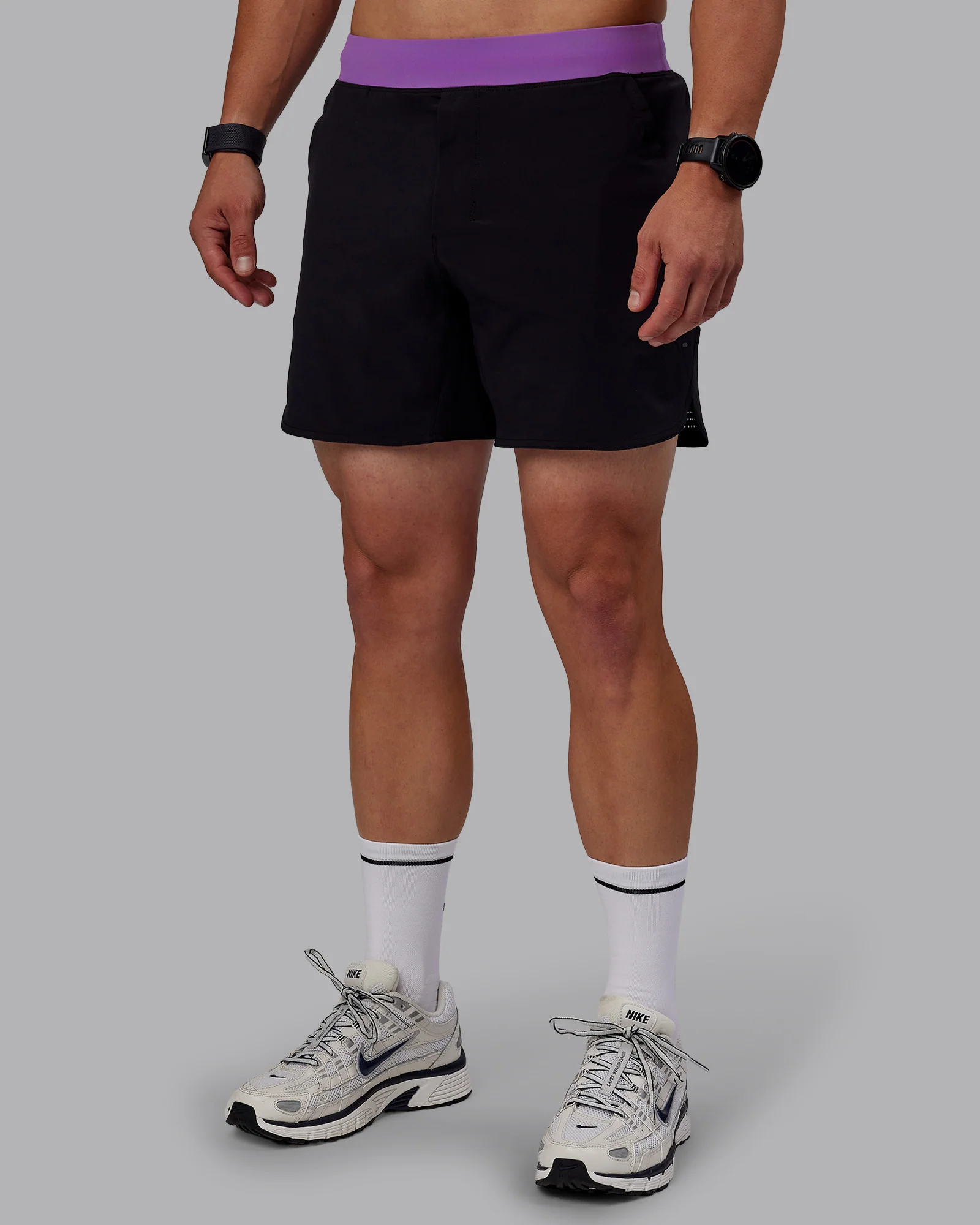 Lift 6" Short - Black-Purple Swirl