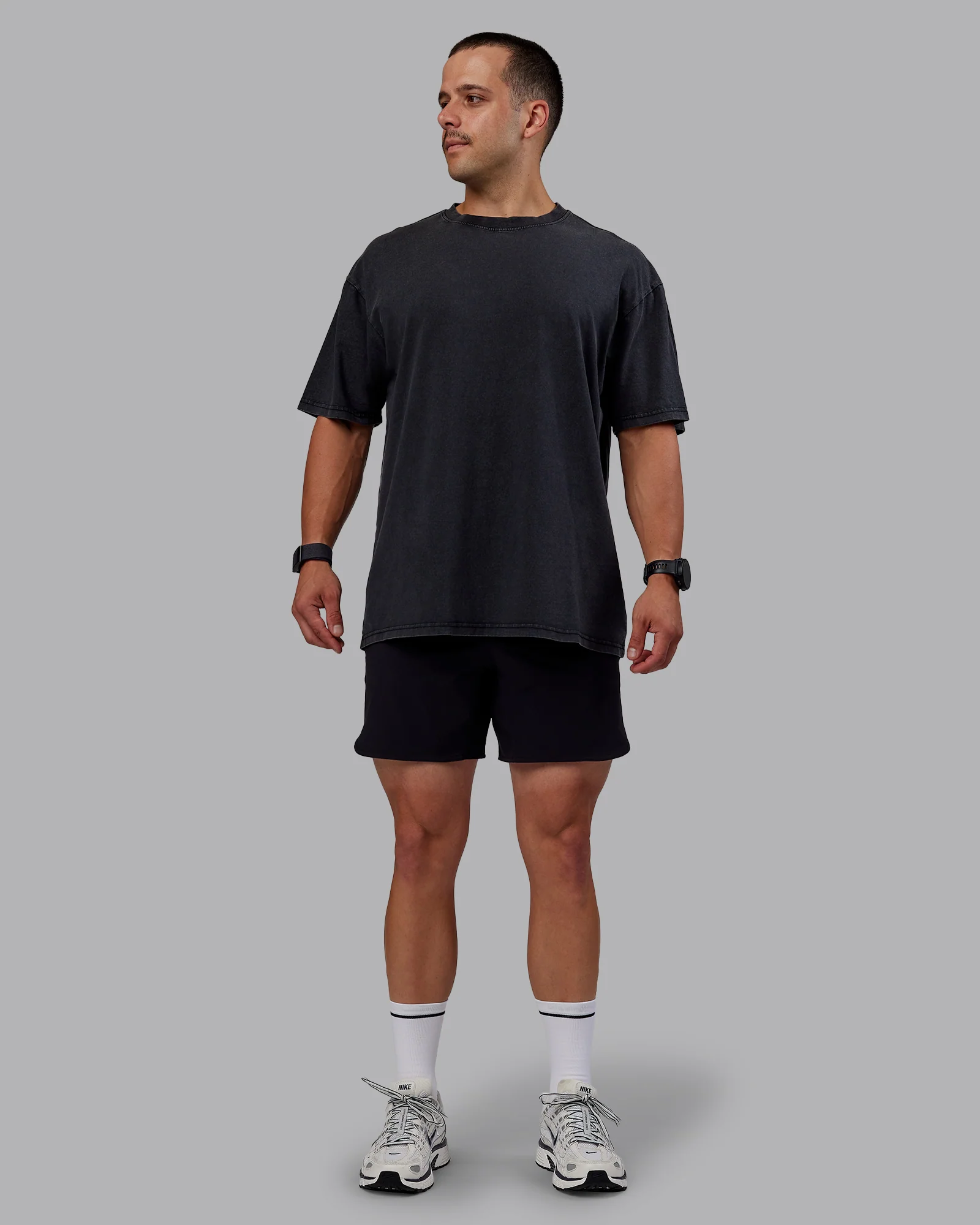 Lift 6" Short - Black-Purple Swirl 5 Lift 6" Short - Black-Purple Swirl