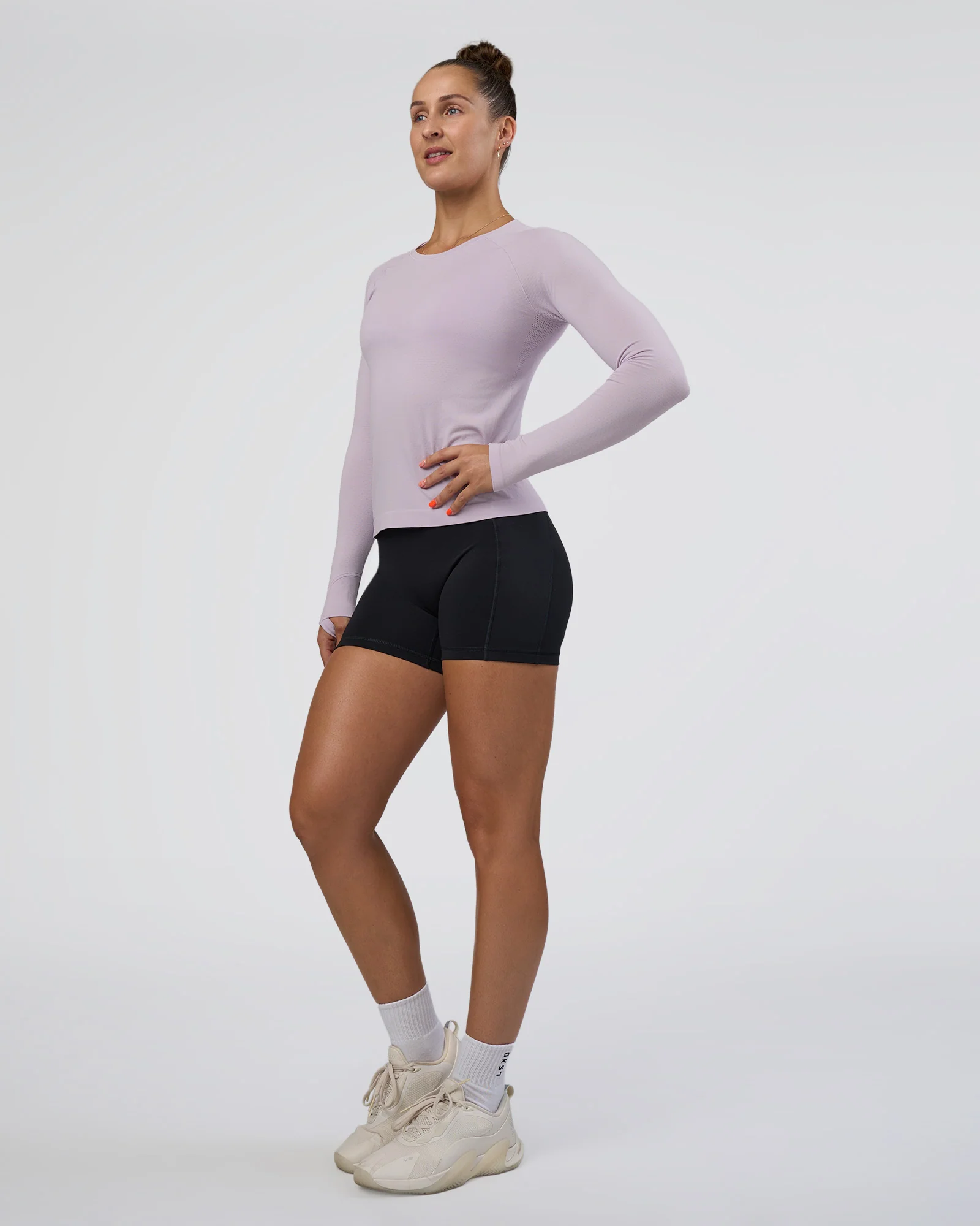 AeroFLX+ Seamless Long Sleeve Tee - Fair Orchid/Fair Orchid 5 AeroFLX+ Seamless Long Sleeve Tee - Fair Orchid/Fair Orchid