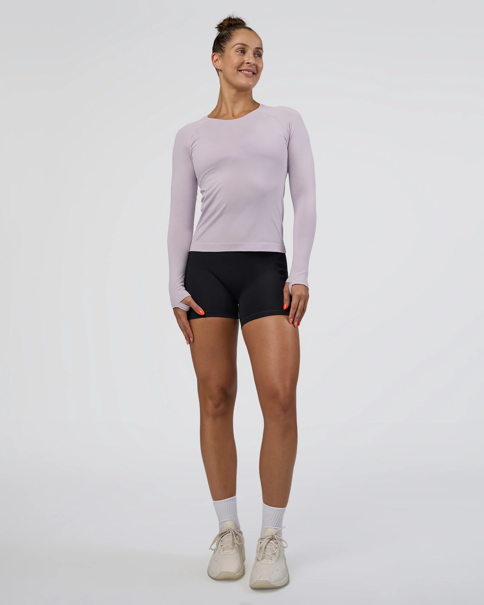 AeroFLX+ Seamless Long Sleeve Tee - Fair Orchid/Fair Orchid 7 AeroFLX+ Seamless Long Sleeve Tee - Fair Orchid/Fair Orchid
