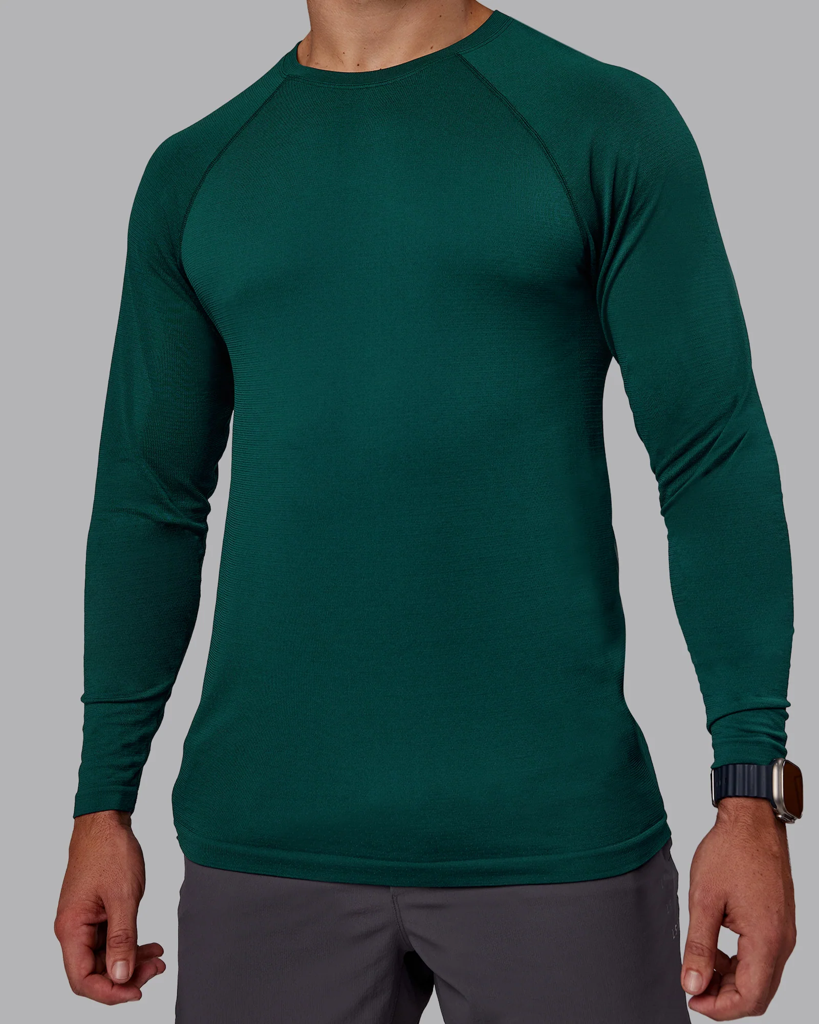AeroFLX+ Seamless Long Sleeve Tee - Dark Moss/Dark Moss 5 AeroFLX+ Seamless Long Sleeve Tee - Dark Moss/Dark Moss