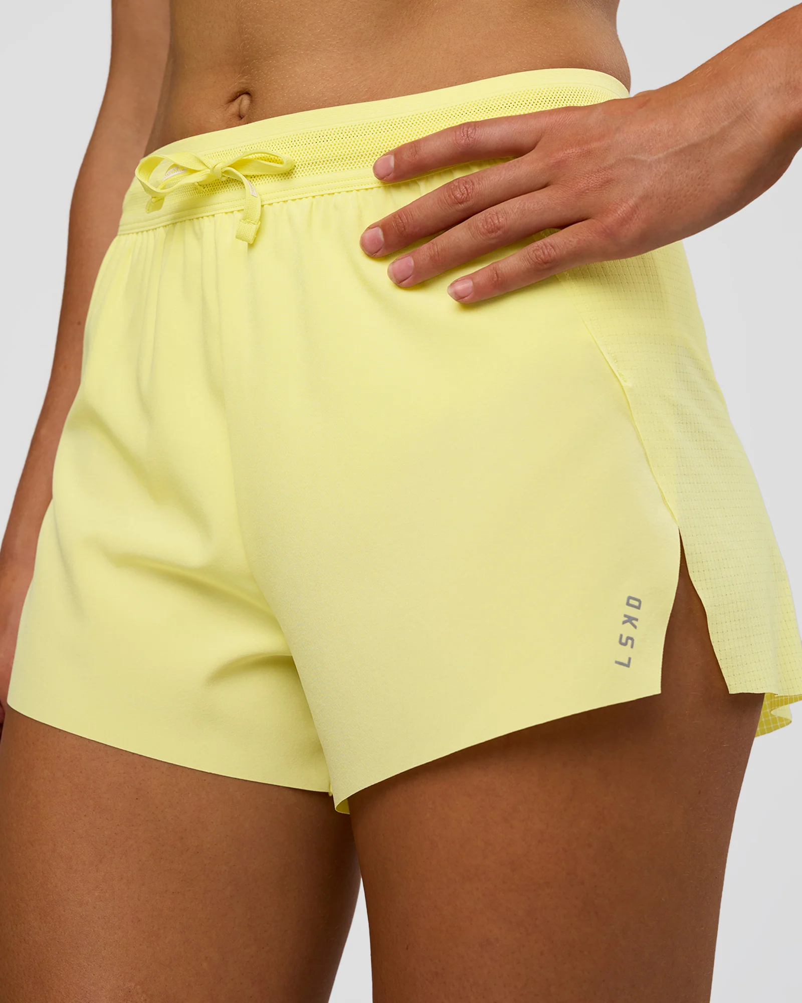 Accelerate 3" High-Rise Running Short - Yellow Fizz