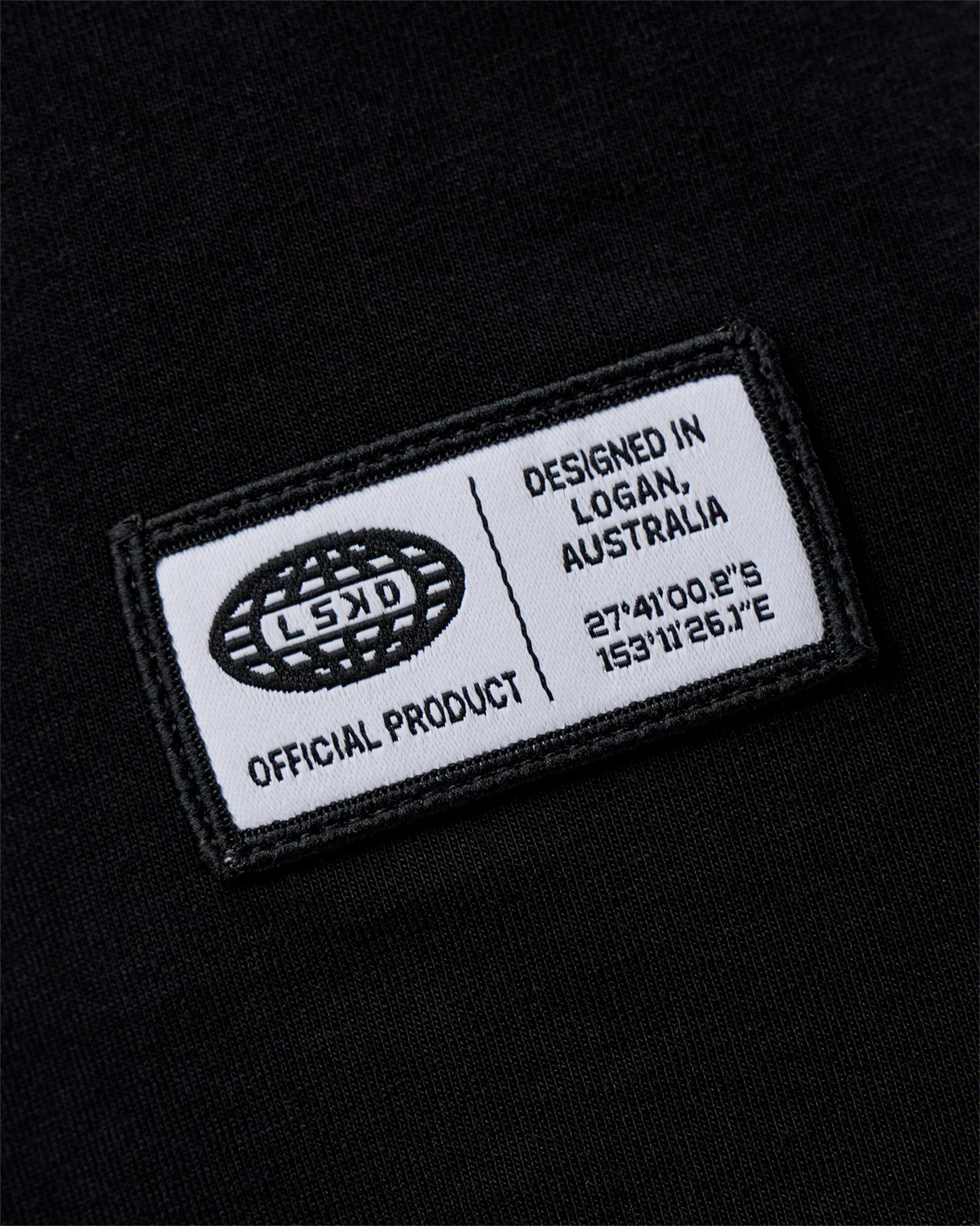 Grid FLXCotton Oversized Tee - Black-White 8 Grid FLXCotton Oversized Tee - Black-White