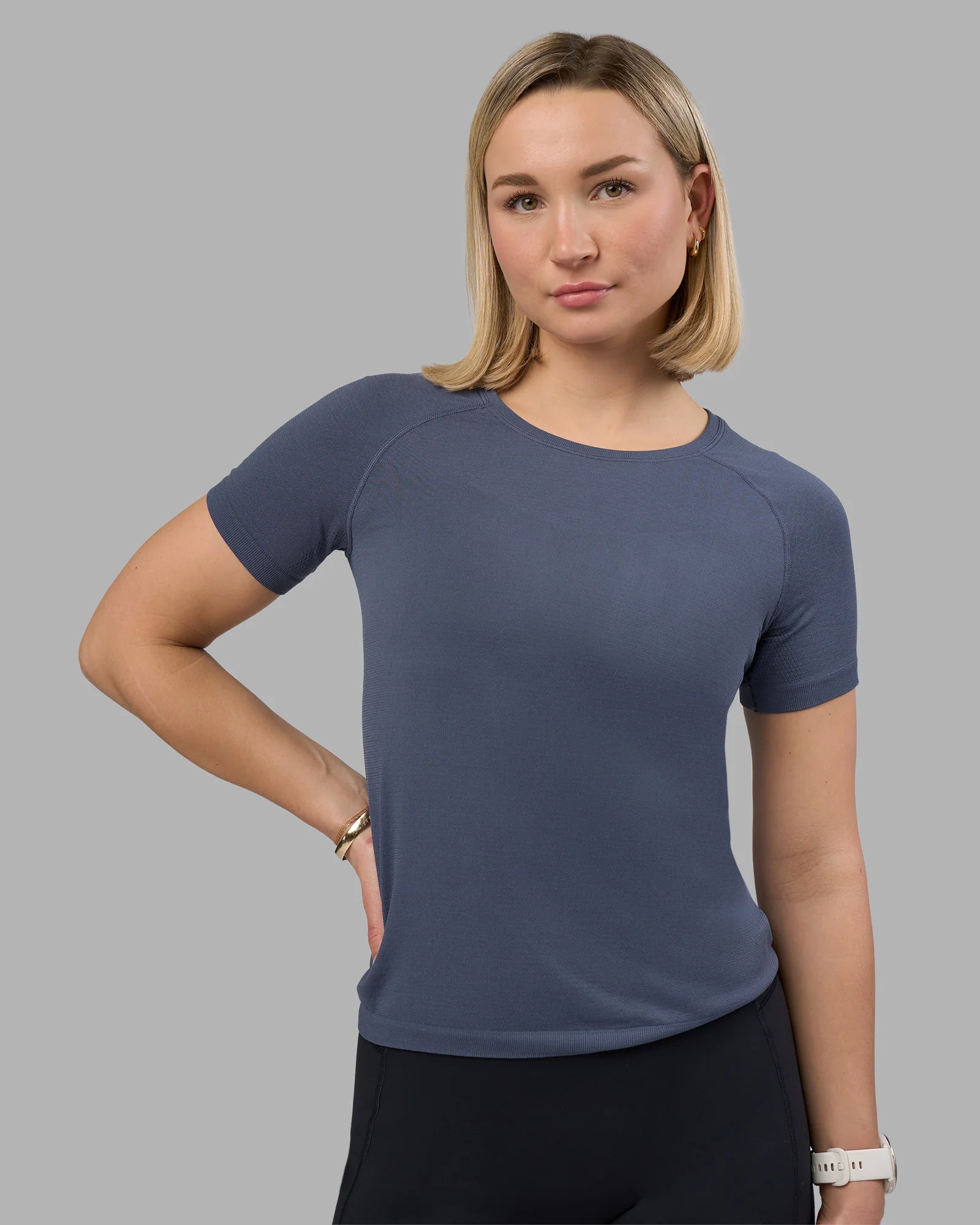 AeroFLX+ Seamless Tee - Night Shadow/Night Shadow