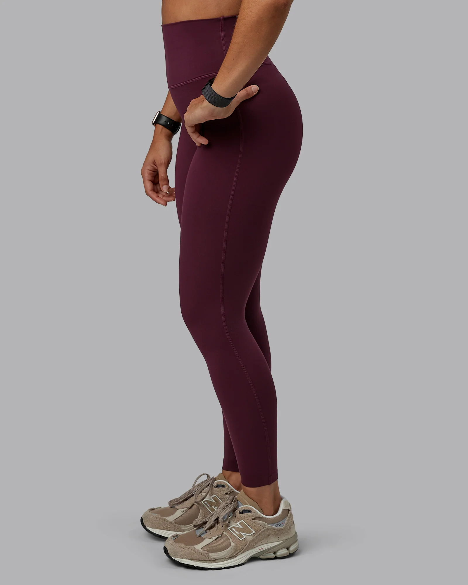 Elixir Ultra High-Rise Full Length Legging - Cherry Lacquer