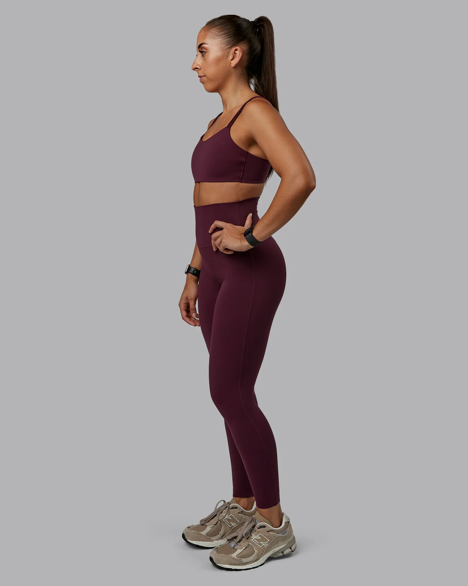 Elixir Ultra High-Rise Full Length Legging - Cherry Lacquer 5 Elixir Ultra High-Rise Full Length Legging - Cherry Lacquer