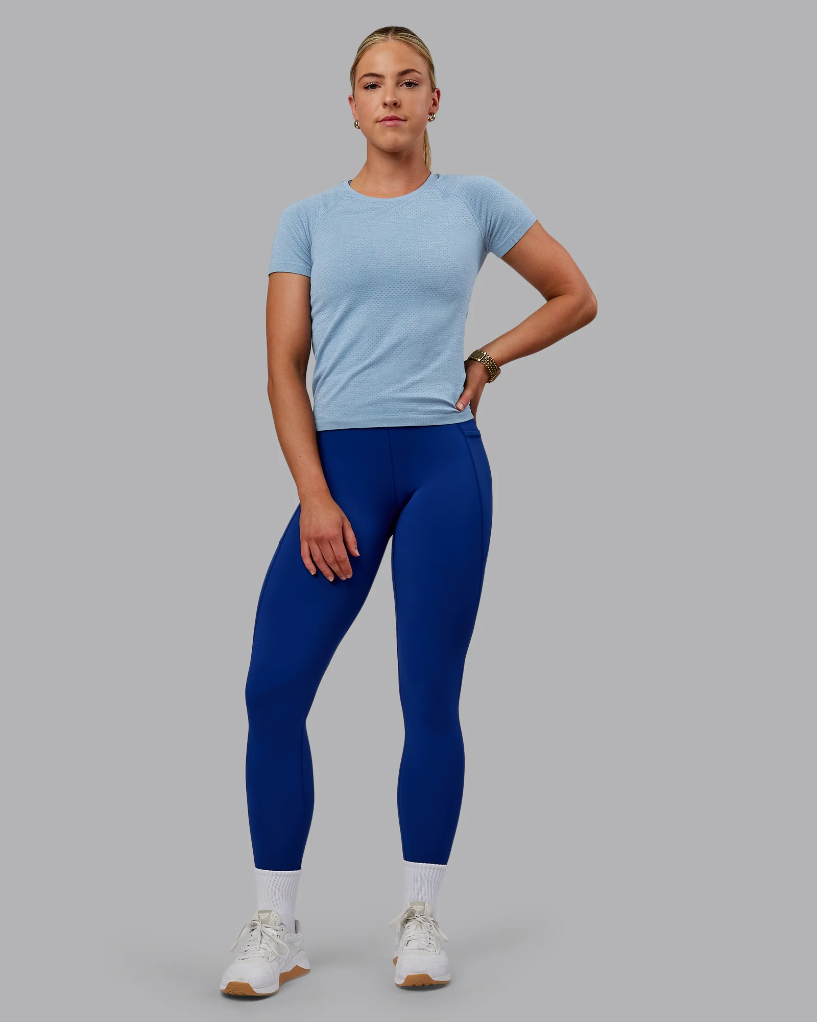 AeroFLX+ Seamless Tee - Elemental Blue/Ice Blue 6 AeroFLX+ Seamless Tee - Elemental Blue/Ice Blue