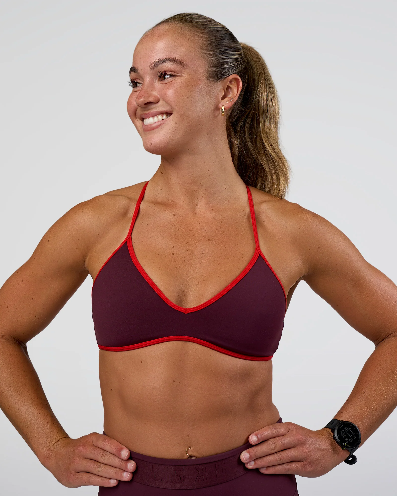 Ambience Sports Bra - Cherry Lacquer-Flame 4 Ambience Sports Bra - Cherry Lacquer-Flame