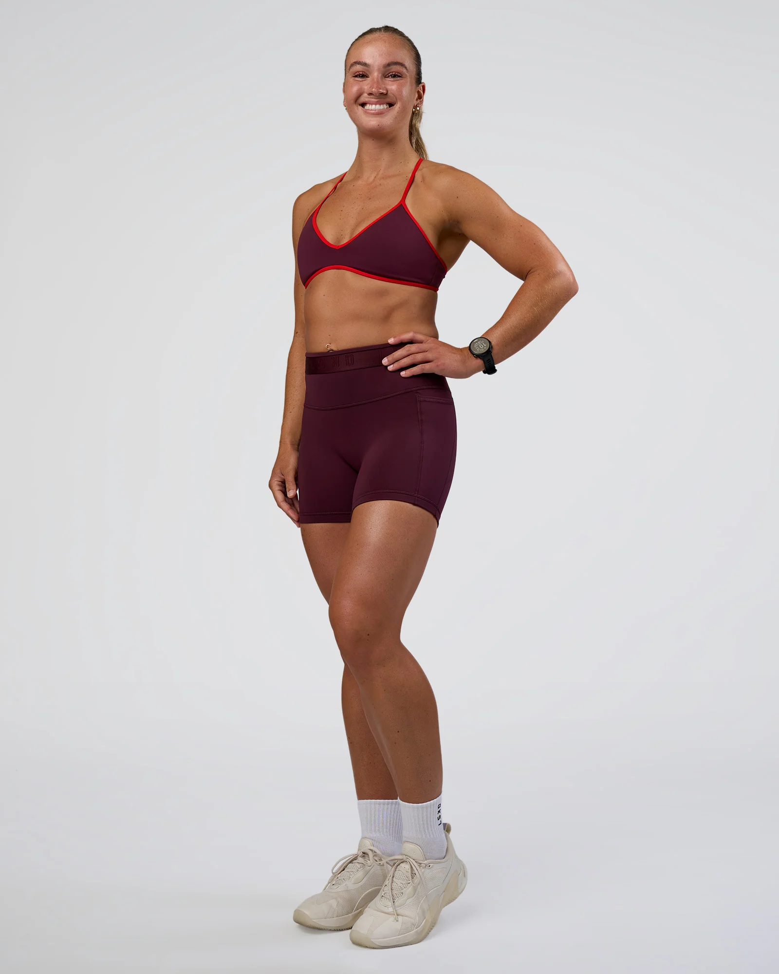 Ambience Sports Bra - Cherry Lacquer-Flame 6 Ambience Sports Bra - Cherry Lacquer-Flame