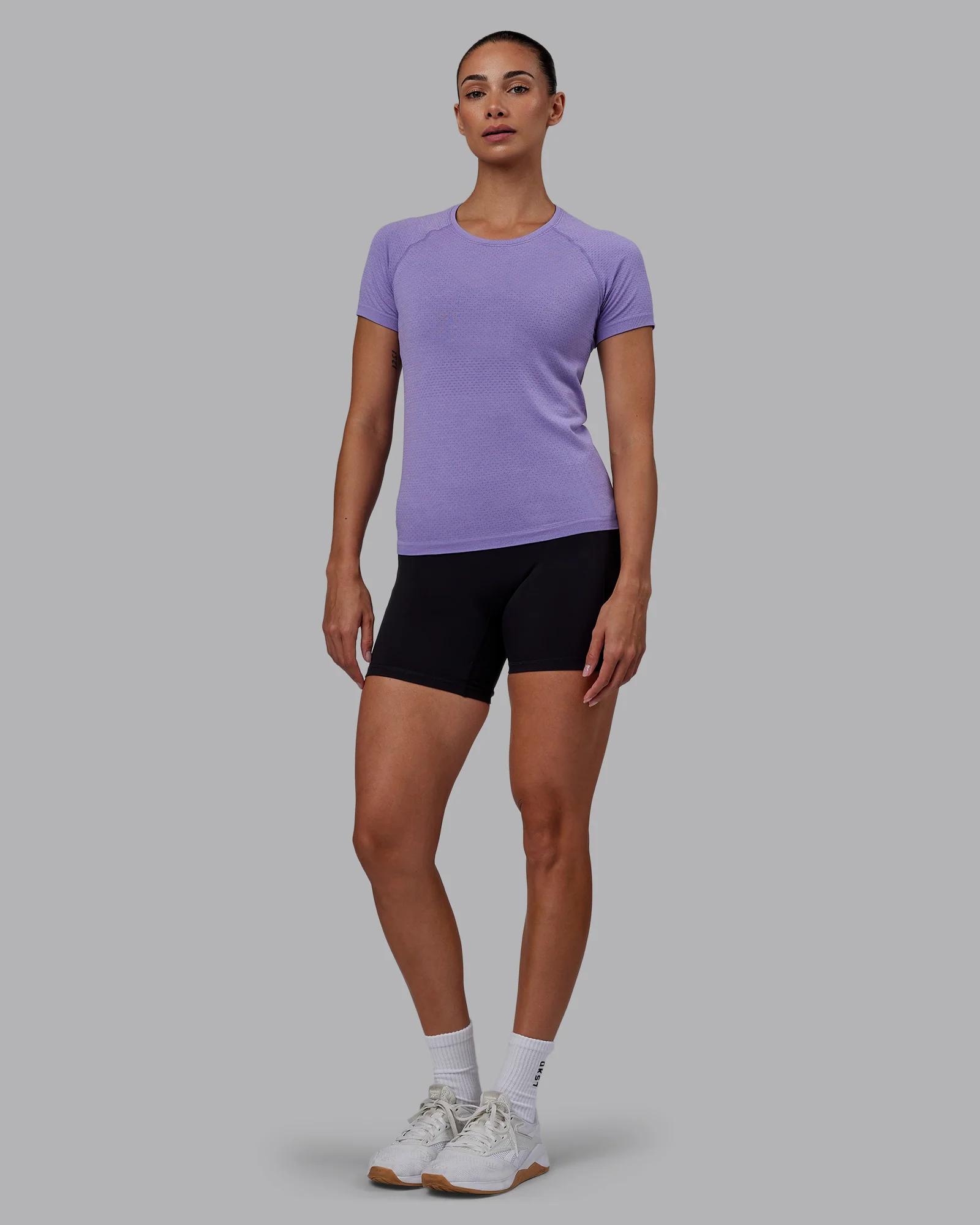 AeroFLX+ Seamless Tee - Dahlia Purple/Dahlia Purple