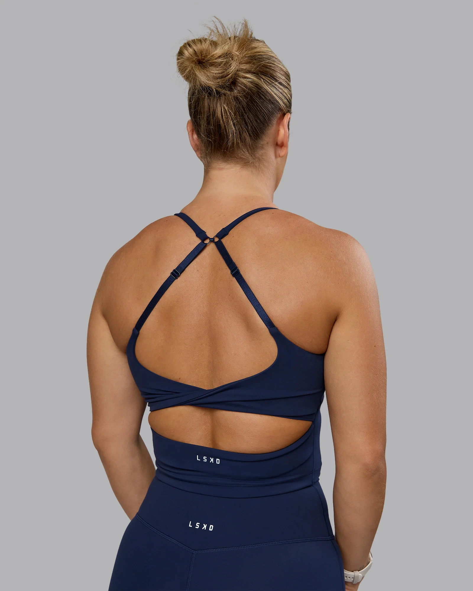 Twist Tank With Shelf Bra - Future Navy 9 Twist Tank With Shelf Bra - Future Navy