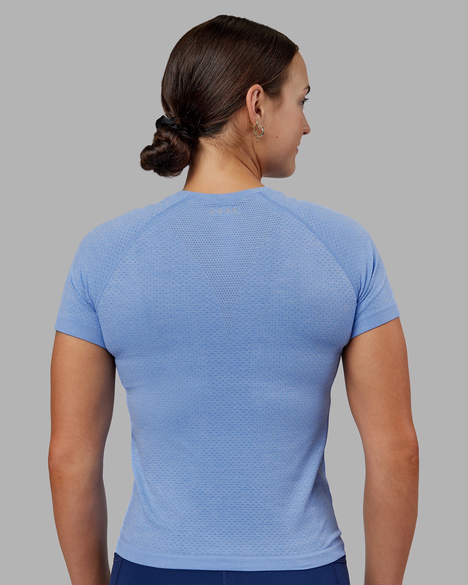 AeroFLX+ Seamless Tee - Cornflower Blue Marl 3 AeroFLX+ Seamless Tee - Cornflower Blue Marl