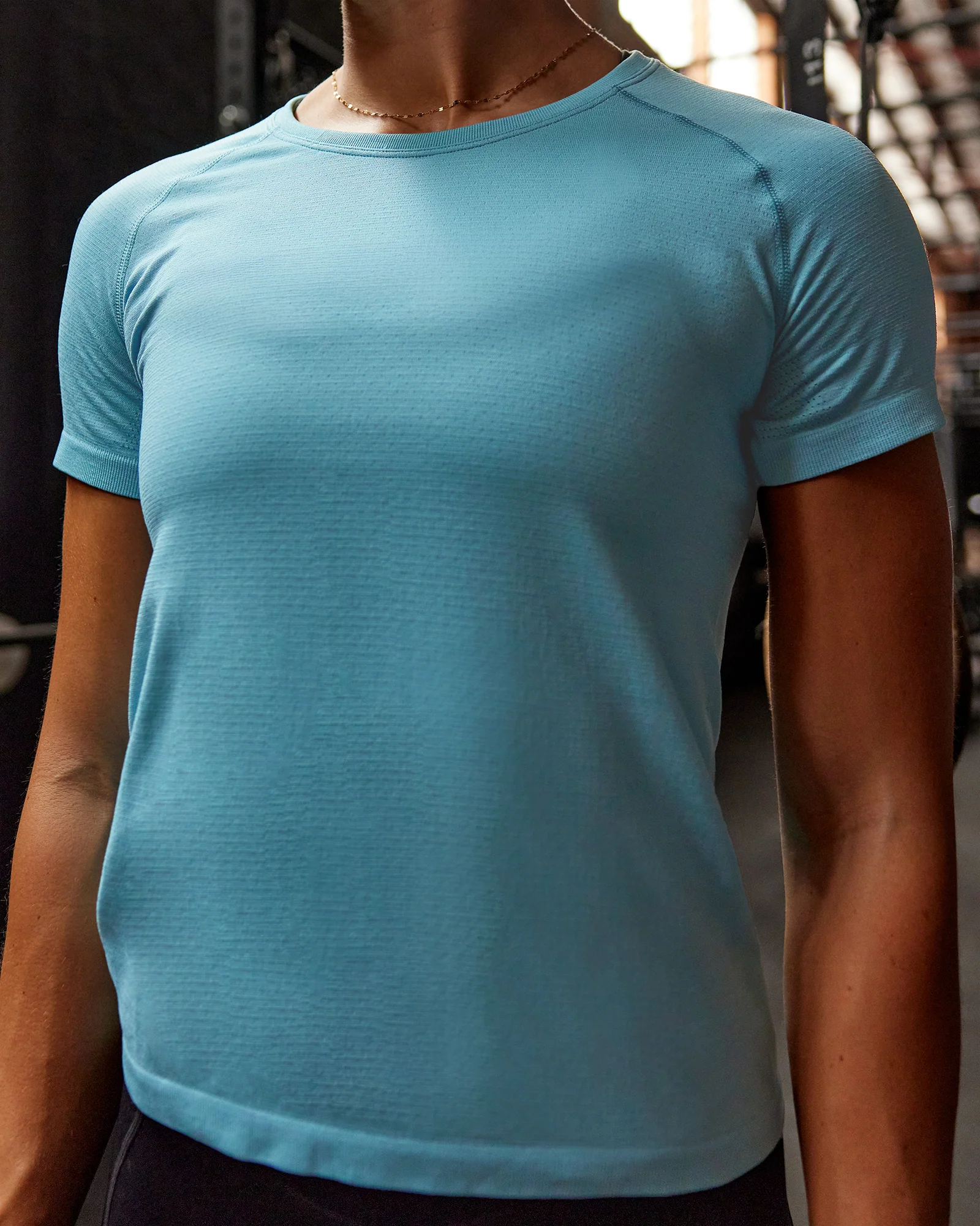AeroFLX+ Seamless Tee - Retro Blue/Retro Blue
