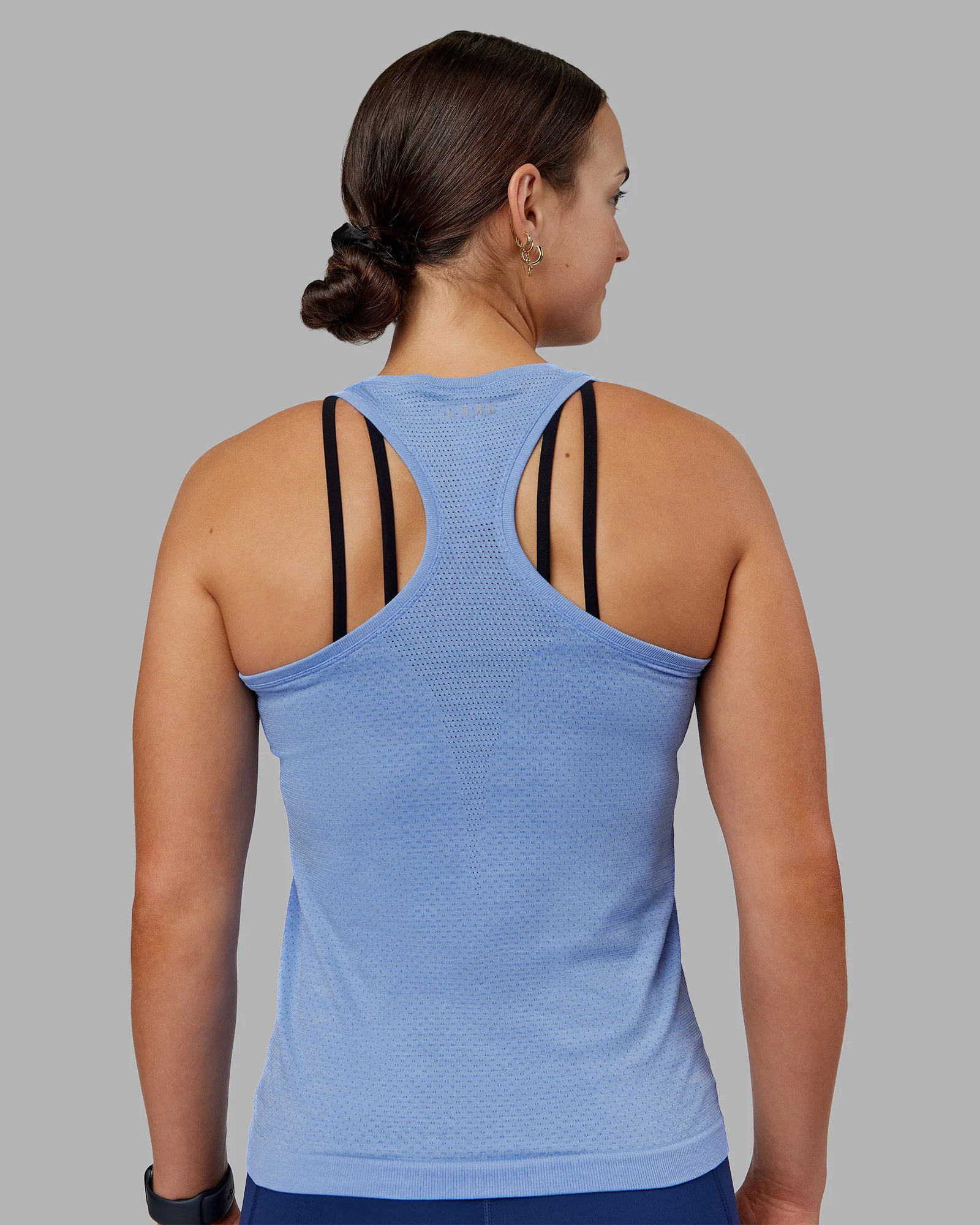 AeroFLX+ Seamless Tank - Cornflower Blue Marl