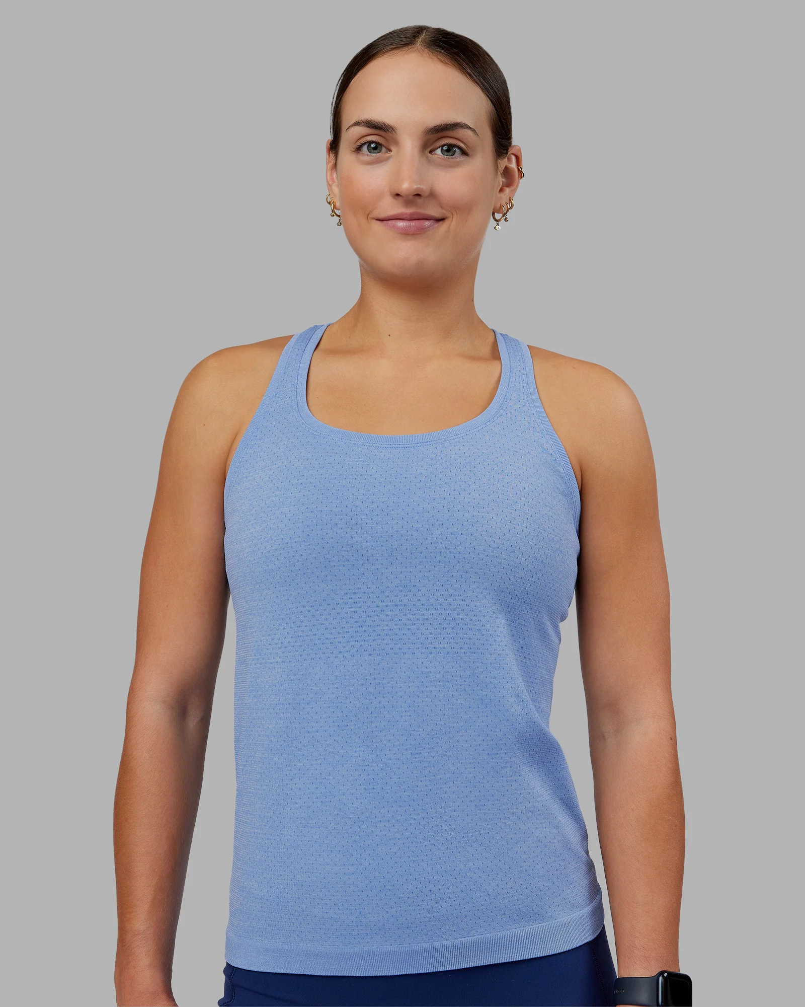 AeroFLX+ Seamless Tank - Cornflower Blue Marl 3 AeroFLX+ Seamless Tank - Cornflower Blue Marl