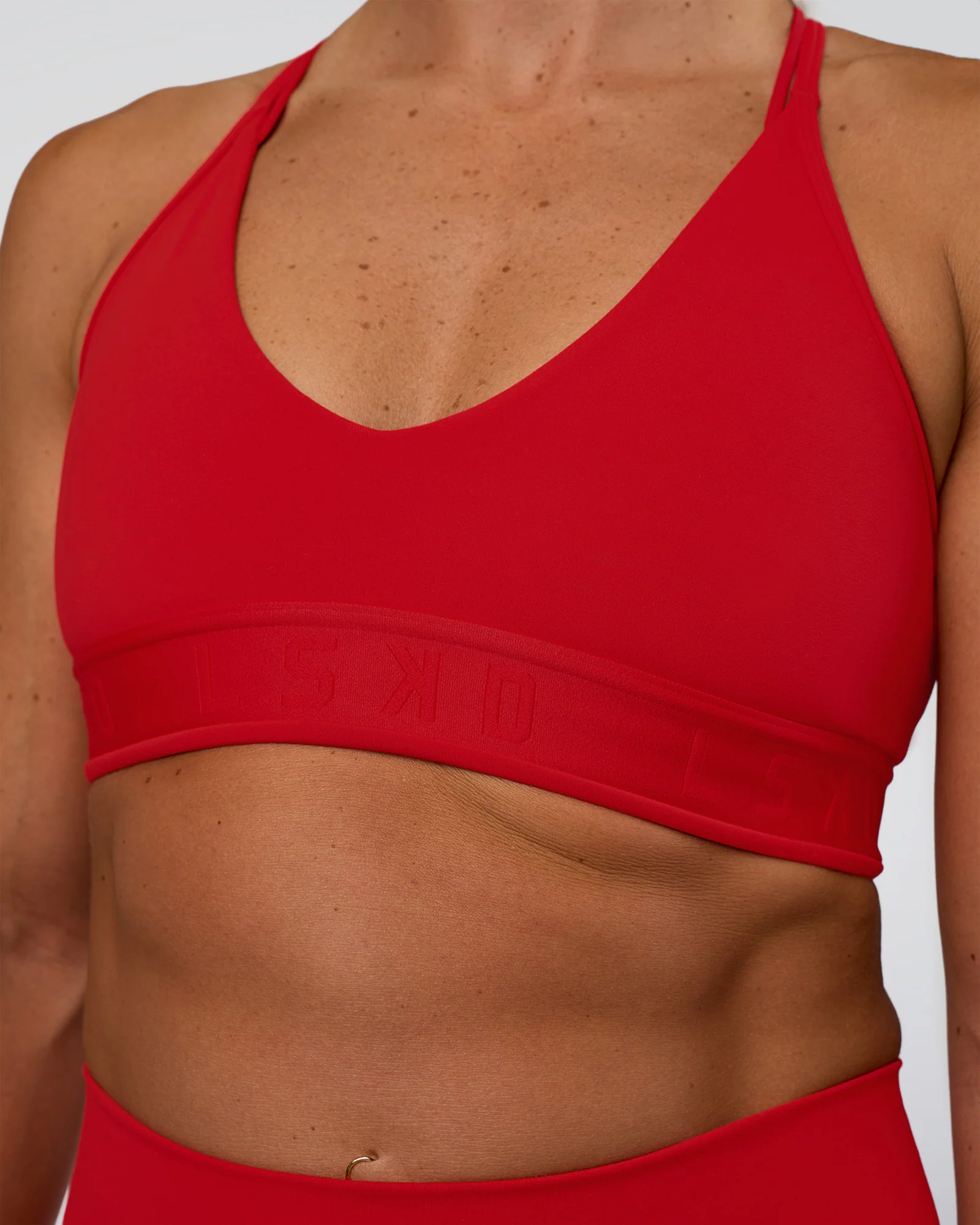 Strive Jacquard Sports Bra - Flame 6 Strive Jacquard Sports Bra - Flame