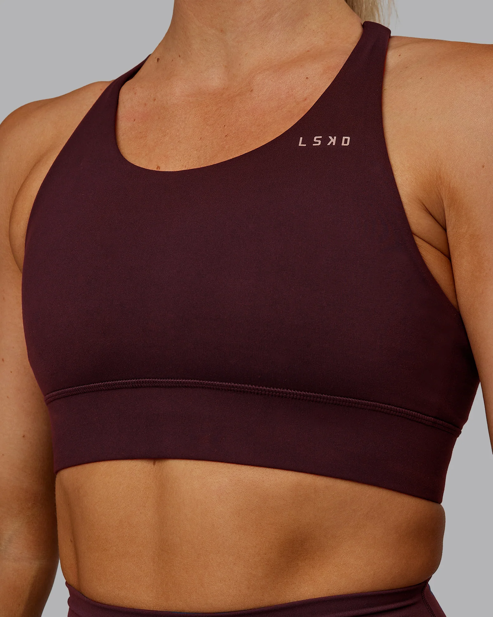 Accelerate Sports Bra - Cherry Lacquer 4 Accelerate Sports Bra - Cherry Lacquer