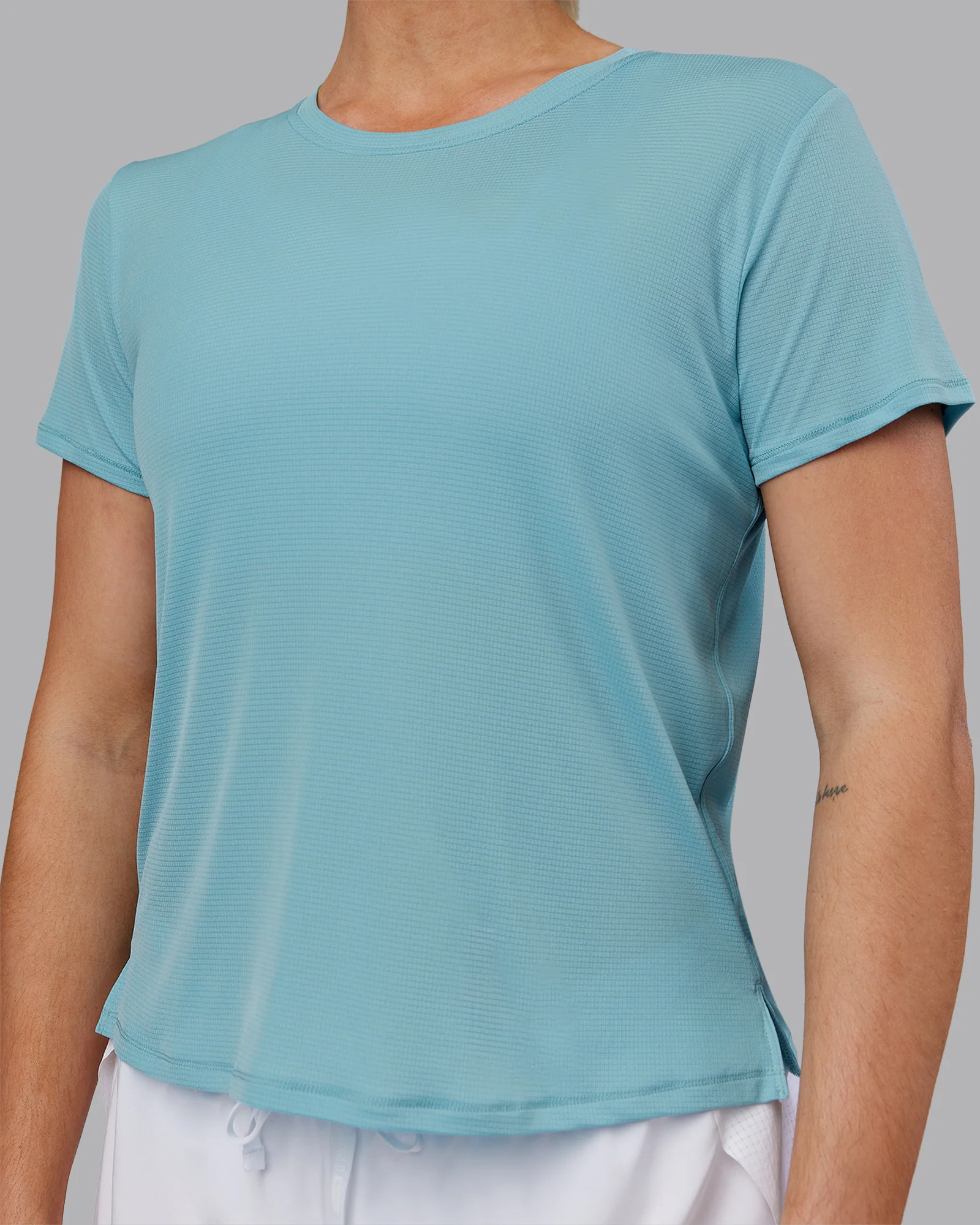 Pace Running Tee 2.0 - Retro Blue-White 5 Pace Running Tee 2.0 - Retro Blue-White